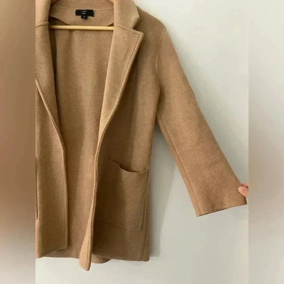 J.Crew Sophie Sweater Blazer camel color size XS - Picture 6 of 6